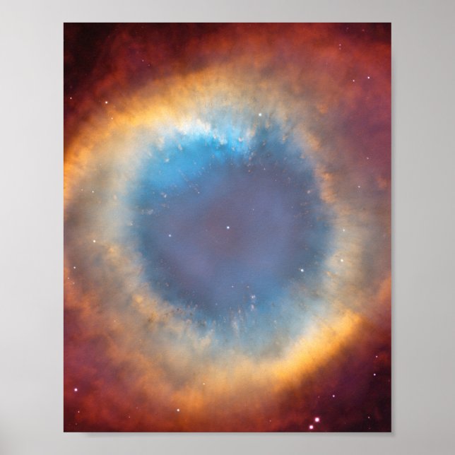 Helix Nebula by Hubble Poster (Front)