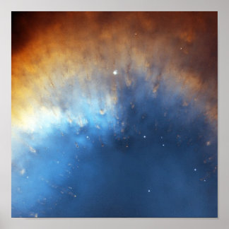 Helix Nebula Gas Ring Poster