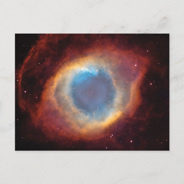 Helix Nebula Space Photo Postcard (Front)