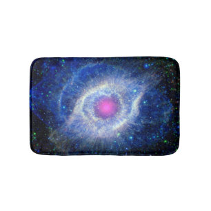 Helix Nebula Ultraviolet Eye of God Space Photo Bath Mat