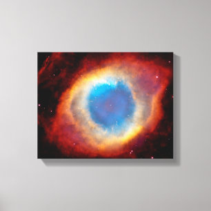 Helix Planetary Nebula NGC 7293 - Eye of God Canvas Print