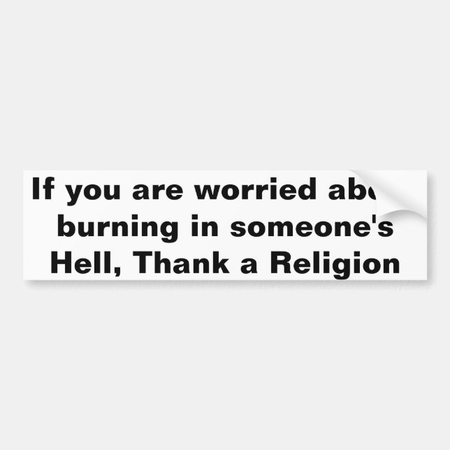 Hell bumper sticker (Front)