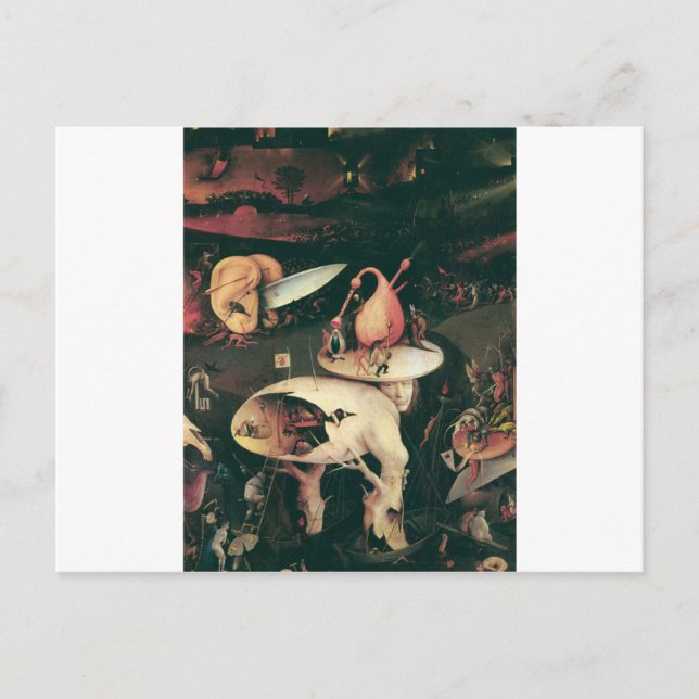 hell by hieronymus bosch postcard (Front)