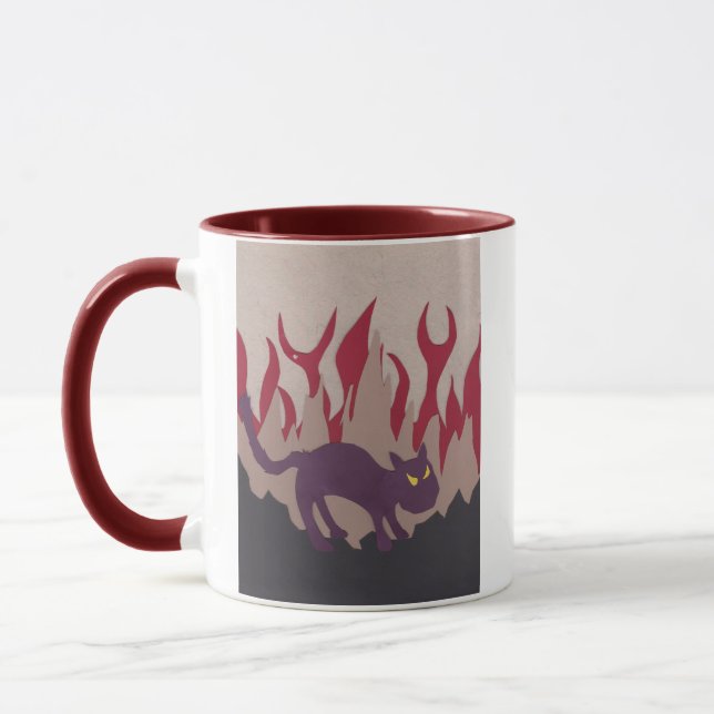 Hell Cat Mug (Left)