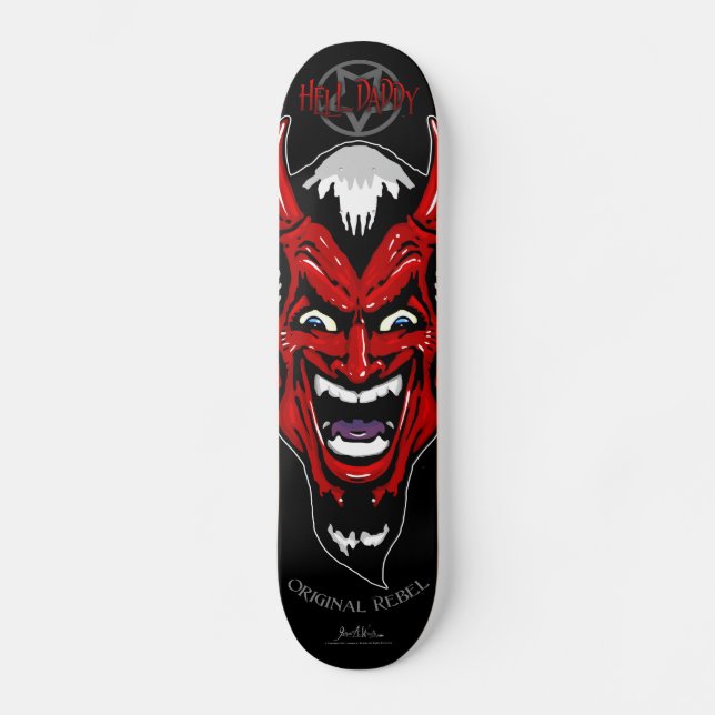 Hell Daddy Pro Deck Skate Board (Front)