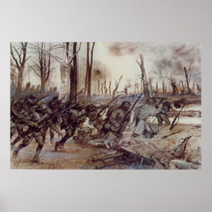 Hell Fighters From Harlem by H. Charles McBarron Poster