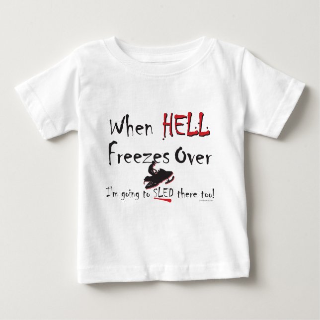 HELL-FREEZES-on-ash-[Conver Baby T-Shirt (Front)