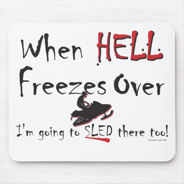 HELL-FREEZES-on-ash-[Conver Mouse Pad (Front)