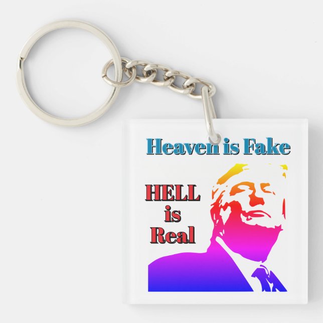 Hell Is Real Keychain (Front)
