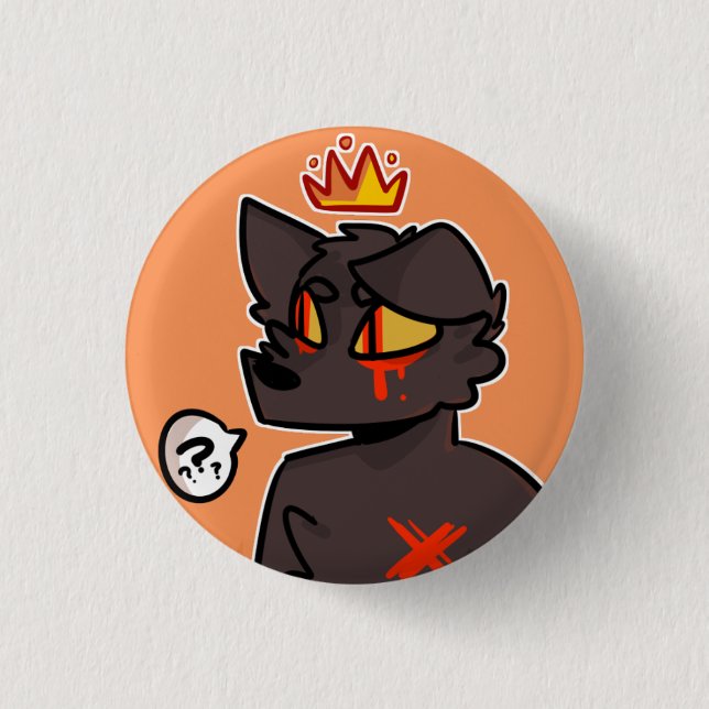 hell king button (Front)