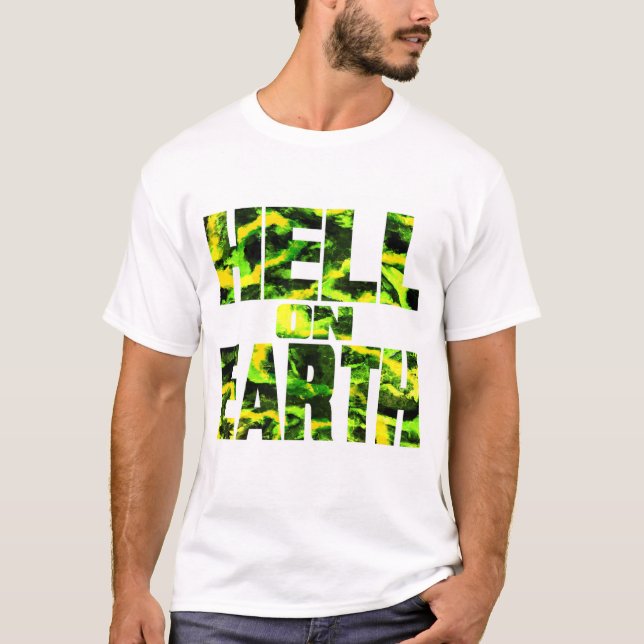 Hell on Earth T ( Toxic green ) Men's T-Shirt (Front)