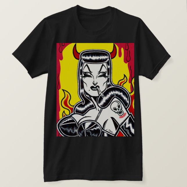 Hell on Heels T-Shirt (Design Front)
