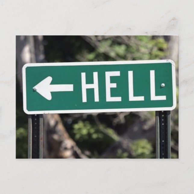 hell postcard (Front)