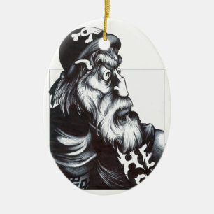 Hell Rider Ceramic Tree Decoration
