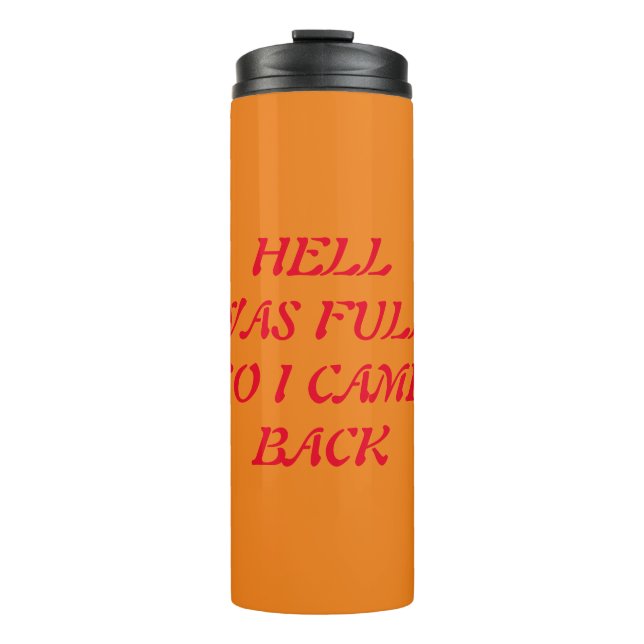 hell thermal tumbler (Front)