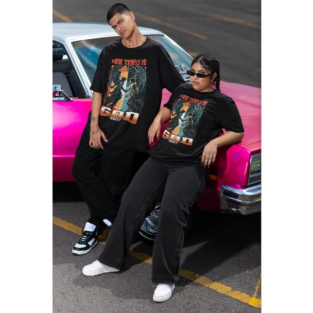 Hell Tried It God Denied It Christian Faith T-Shirt (Creator Uploaded)