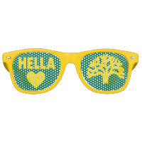 Hella Heart Oakland Oak Tree Party Glasses