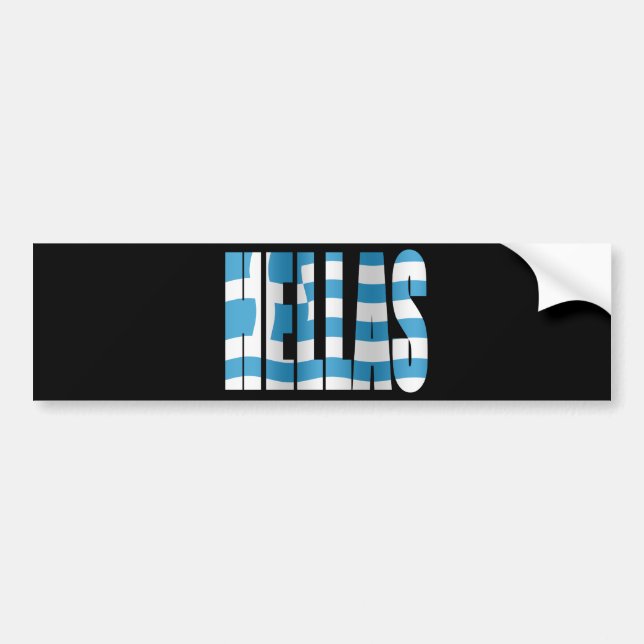 Hellas Bumper Sticker (Front)