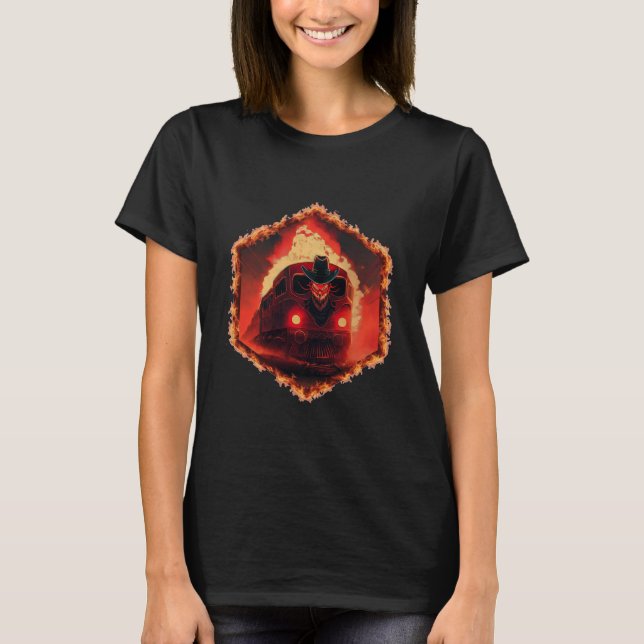 Hellbound Train Starting Its Journey T-Shirt (Front)