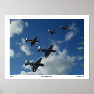 Helldiver Flight Saipan 1944 Poster