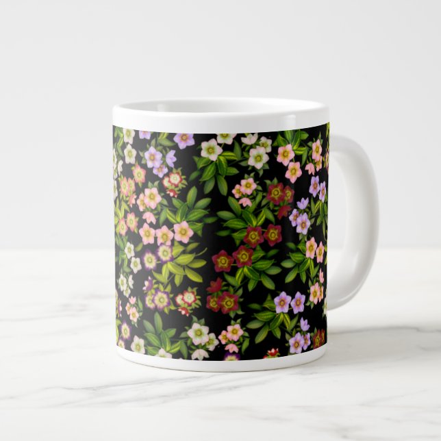 Hellebore Lenten Rose Flowers Speciality Mug (Front Right)
