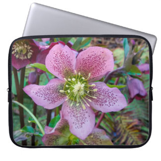 Hellebore Winter Rose Laptop Sleeve