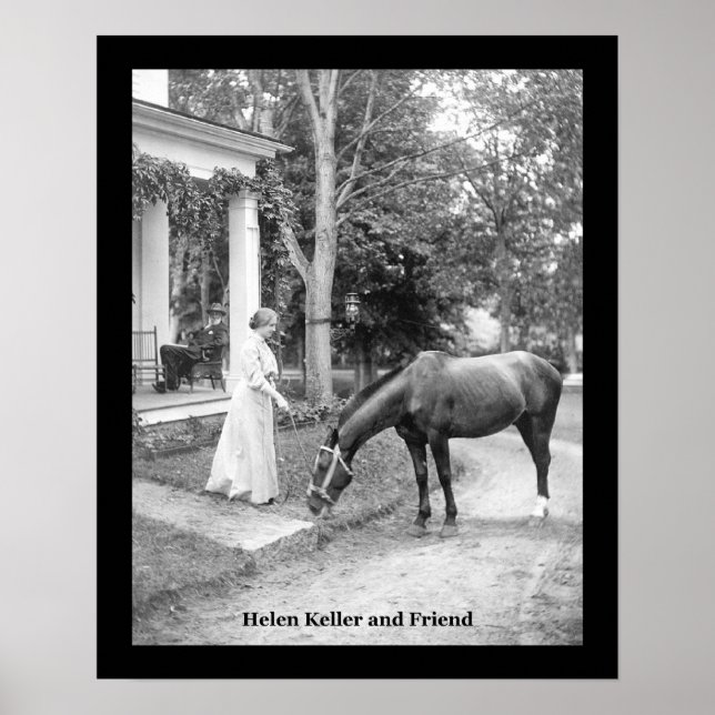 Hellen Keller VINTAGE POSTER PRINT (Front)