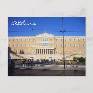 hellenic parliament athens postcard