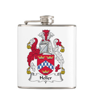 Heller Family Crest Hip Flask
