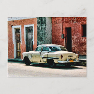 Heller Oldtimer auf Kuba Postcard