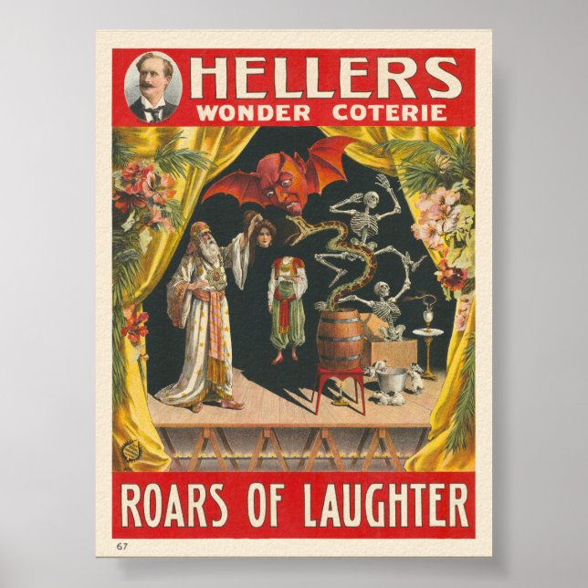 Hellers Wonder Coterie Vintage Poster (Front)