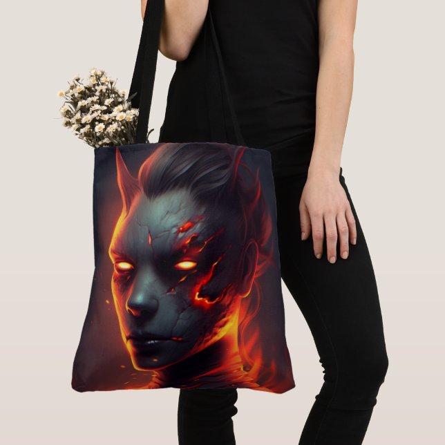 Hellfire Tote Bag (Close Up)