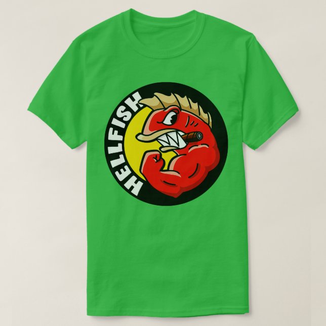 HELLFISH Pocket T-Shirt (Design Front)