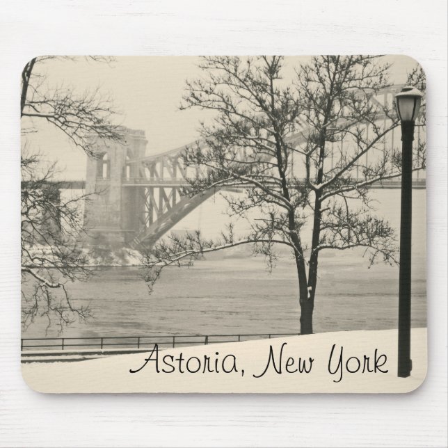 Hellgate Bridge, Astoria New York Mousepad (Front)