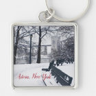 Hellgate Bridge, Astoria, NY Square Keychain