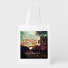 "Hellgate Bridge in Autumn" Reusable Grocery Tote