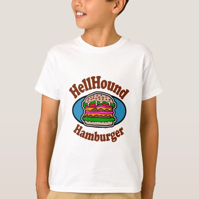 Hellhound Hamburger T-Shirt (Front)