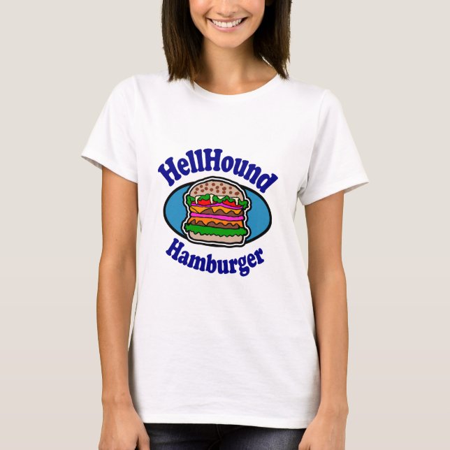 Hellhound Hamburger T-Shirt (Front)