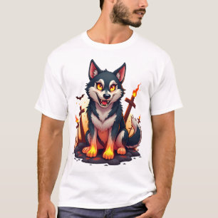Hellhound Husky Dog T-Shirt