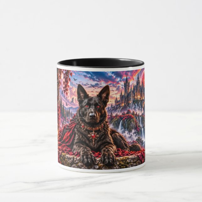 Hellhound's Kingdom – Gothic Shepherd Mug (Center)