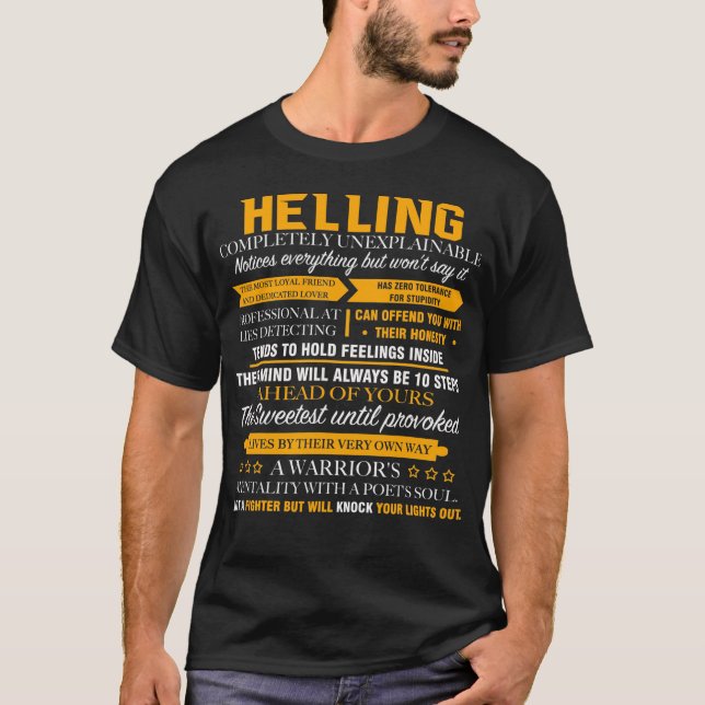 HELLING completely unexplainable T-Shirt (Front)