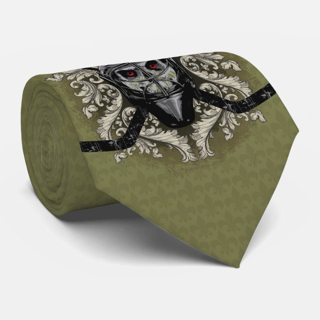 Hellish Hockey Goalie Tie (Rolled)
