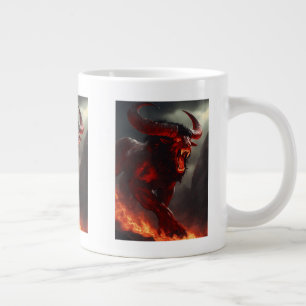 Hellish Red Skinner Large Coffee Mug