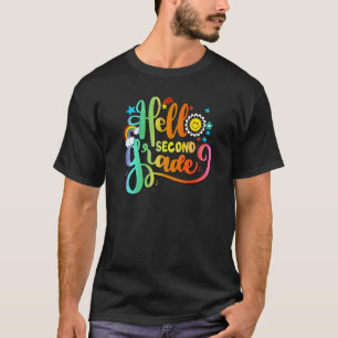 Helllo 2nd Grade Teacher First Day Of School Back T-Shirt