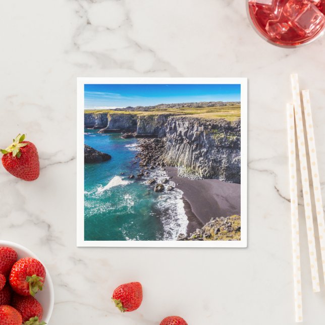 Hellnahraun Coast, Iceland Napkin (Insitu)