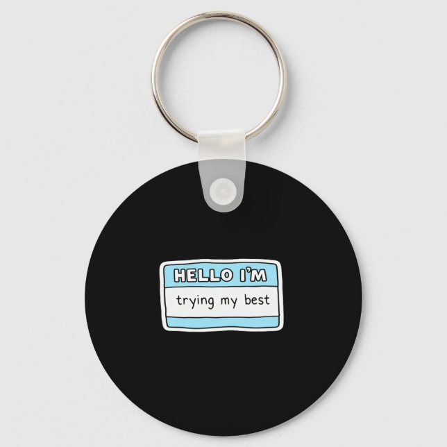 Hello1  key ring (Front)