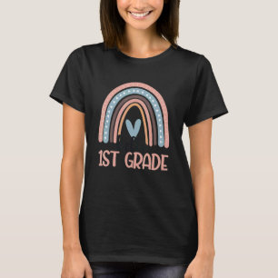 Hello 1st Grade Boho Rainbow First Grade Teacher S T-Shirt