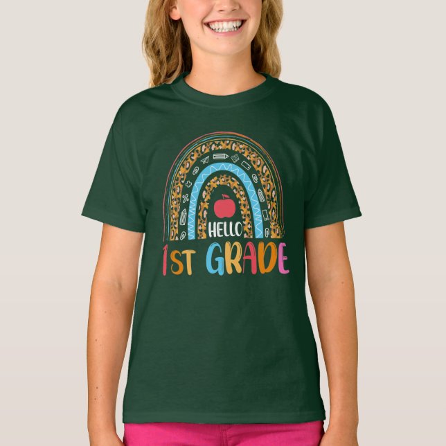 HELLO 1ST GRADE  T-Shirt (Front)