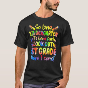 Hello 1st Grade Teacher Student Back To School Tie T-Shirt