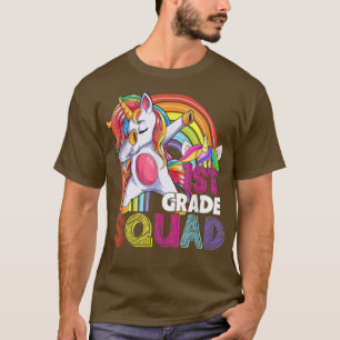 Hello 1st Grade Tee Unicorn Rainbow Back to School